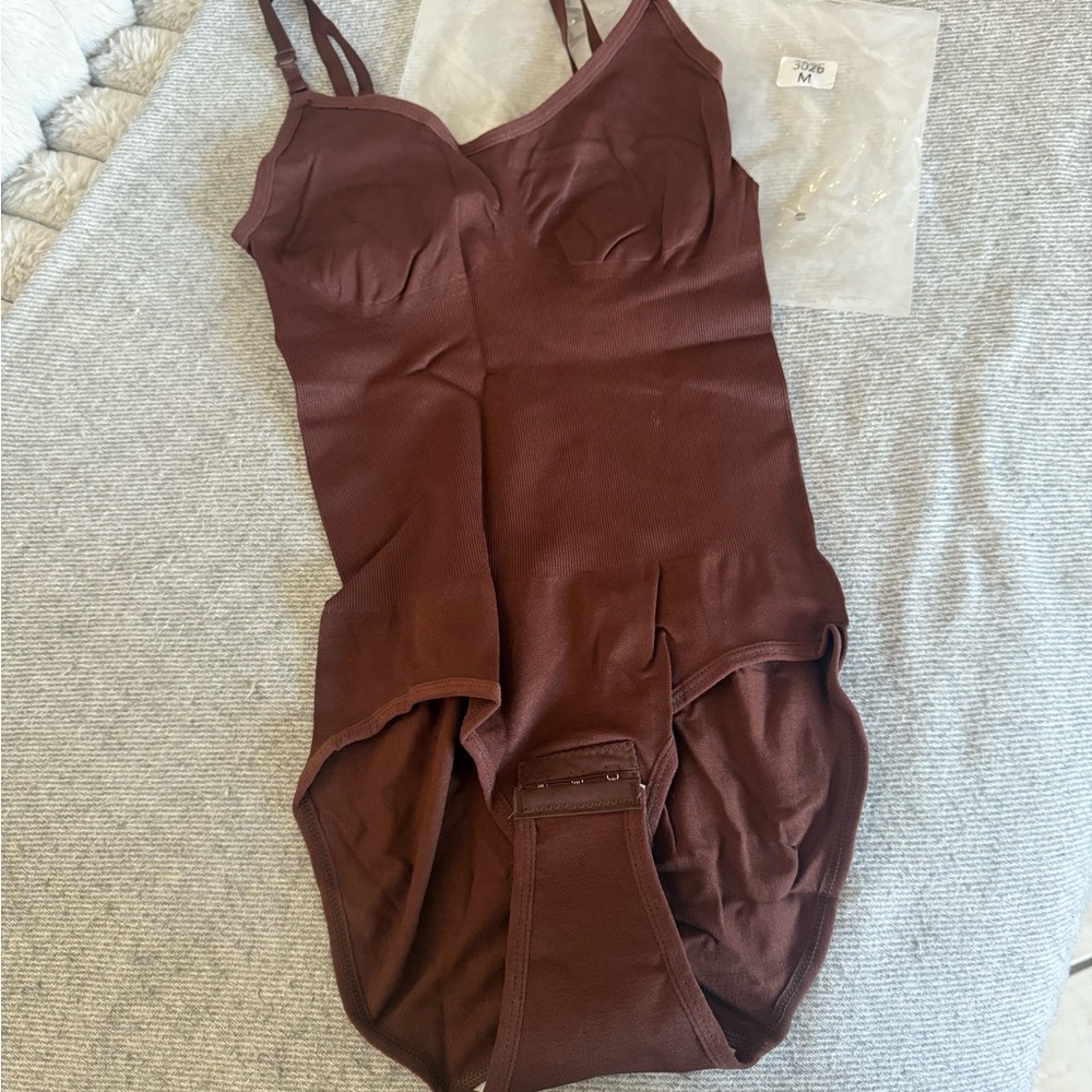 Women's Brown Shapewear Bodysuit